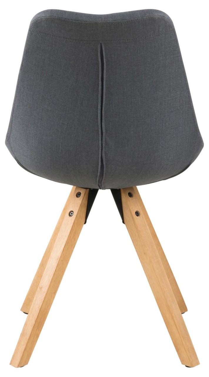 Scaun dining Dima V2, Gri, 85x48.5x55 cm - Imagine 4
