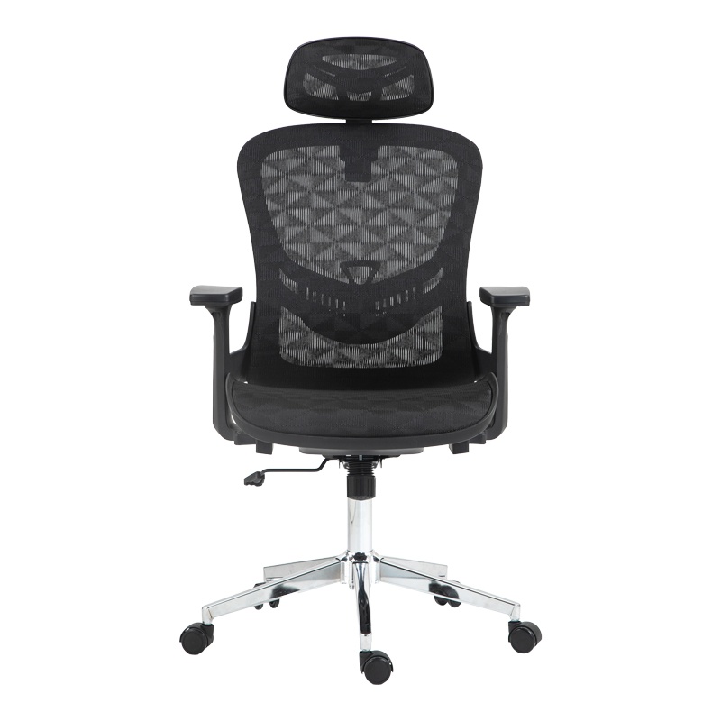 Scaun manager Mergi plasa neagra 62x63x120 cm - 4 | YEO