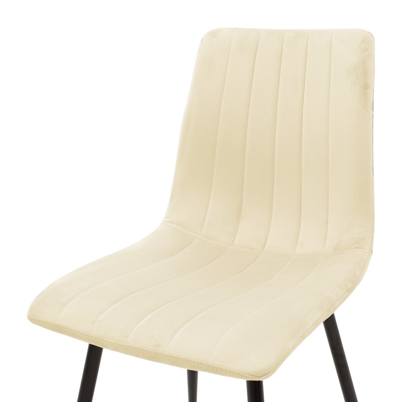 Scaun Noor, Pako World, Catifea, Bej, 44x53x86 cm - 4 | YEO