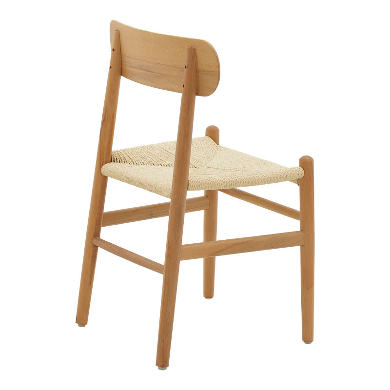 Scaun Thomas lemn de fag culoare lemn natural - franghie culoare lemn naturala 44x36x79cm - 1 | YEO