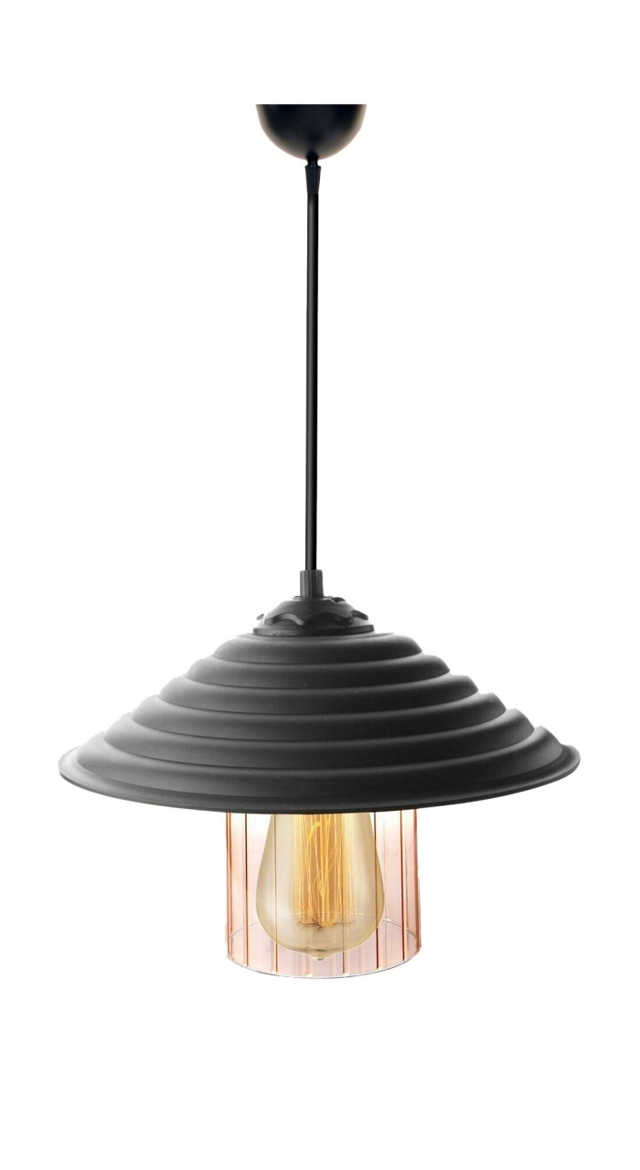 Nou Salvador Set 2 lustre 204 Negru 55x25x25 cm