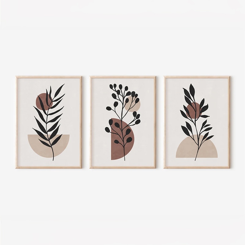 Set 3 tablouri Stenfy Multicolor 33x1.5x48 cm