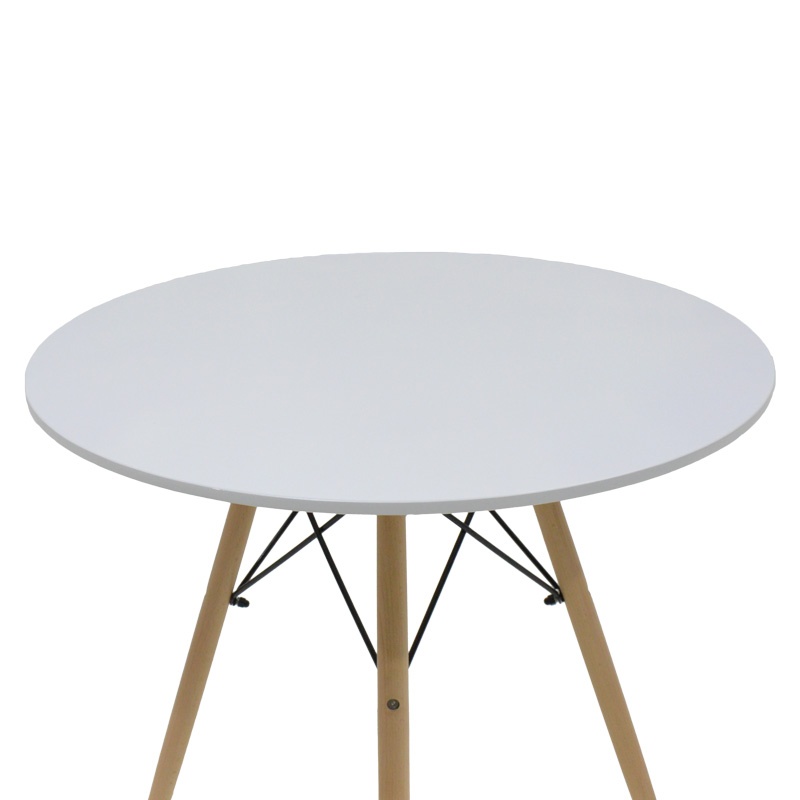 Set masa si scaune 5 piese Julita-Noor Gri 80x80x76 cm