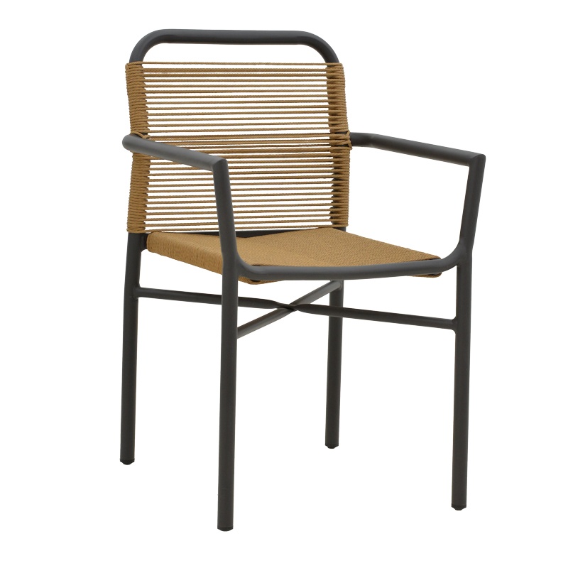 Set masa si scaune 7 buc de gradina Kliton-B Pako World Antracit 150x80x74 cm - 1 | YEO