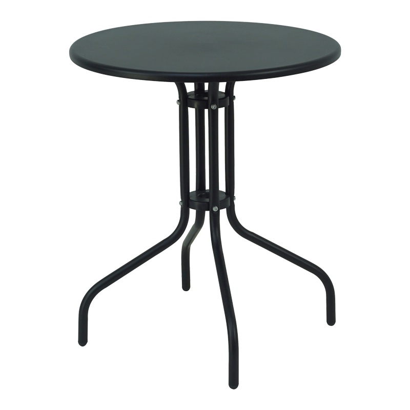 Set masa si scaune dining Sussie, Pako World, Negru, 60x60x70 cm - 1 | YEO