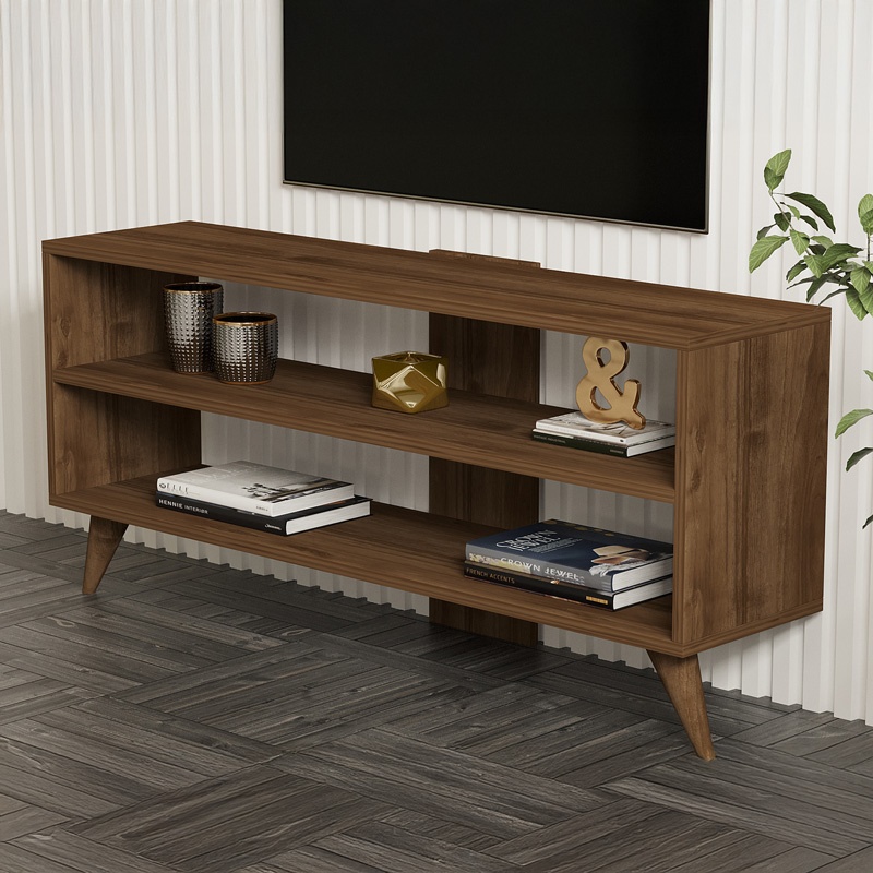 Set mobilier pentru living Prestige, Pako World, Nuc, 120x29x50 cm - 3 | YEO