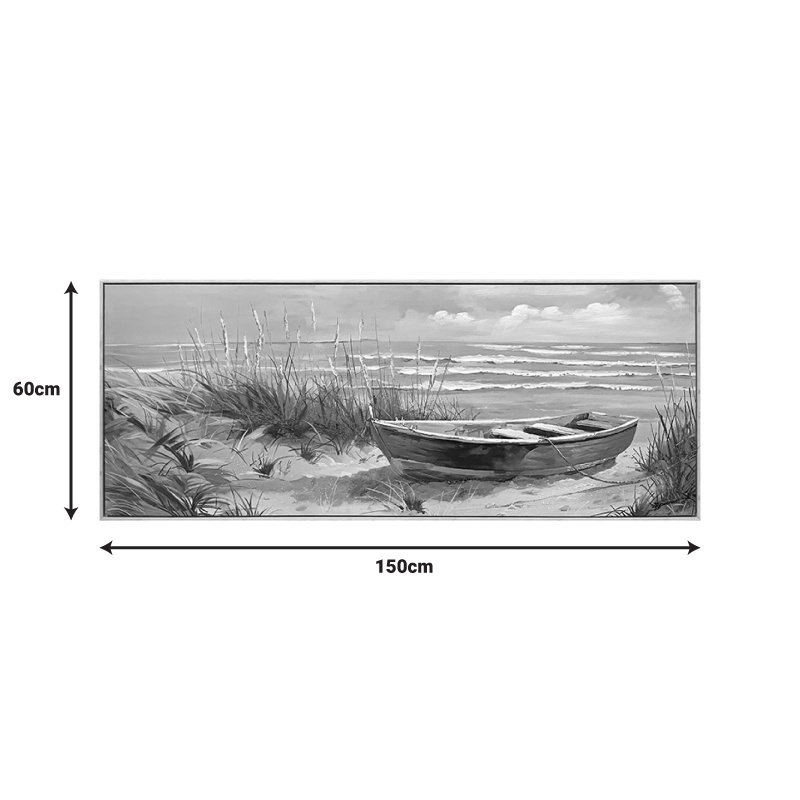 Tablou canvas Barcum I, Pako World, cu rama, 150x3.5x60 cm