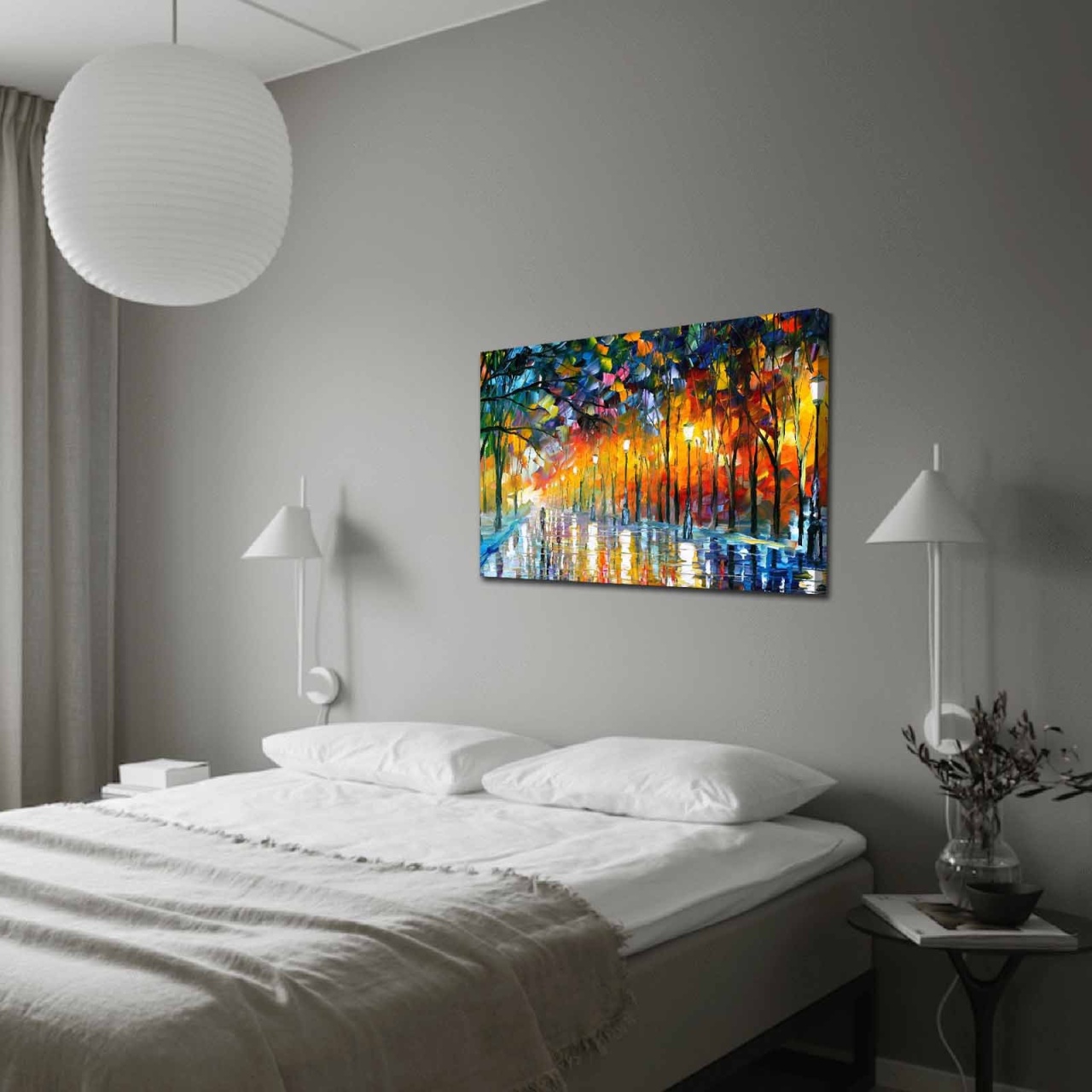 Tablou canvas FAMOUSART-026 Multicolor 70x100x3 cm - 1 | YEO