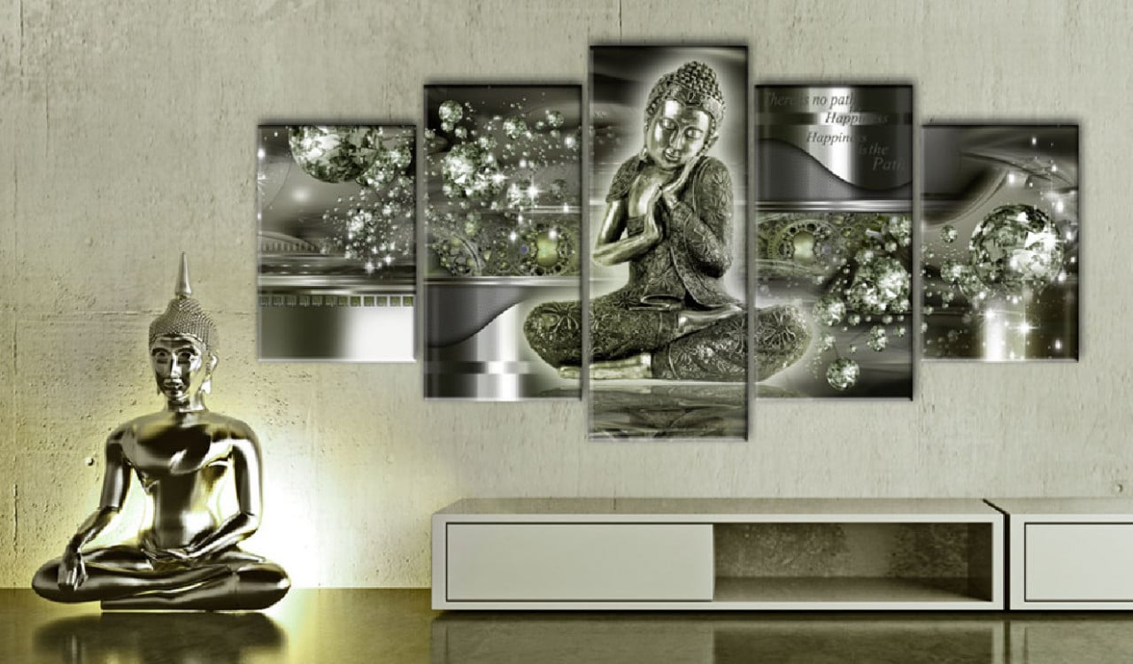 Tablou - Emerald Budda 100x50 cm - 1 | YEO