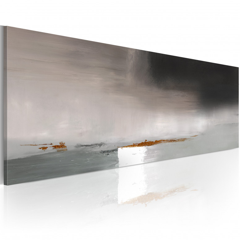 Tablou pictat manual - Duskiness full of expression 100x40 cm