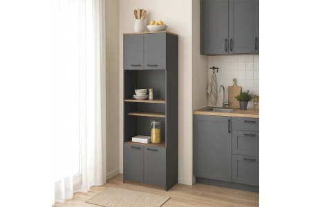 Dulap de bucatarie Rowan Gri 60x42x182cm