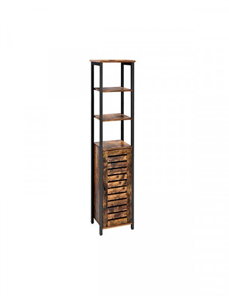 Raft depozitare, Vasagle, Maro Rustic, LSC37BX, 37 x 30 x 167 cm