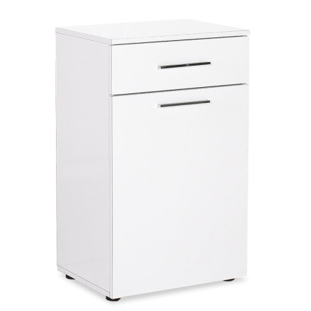 Cos de rufe tip dulap Chad, Pako World, Alb, 52x38x83 cm