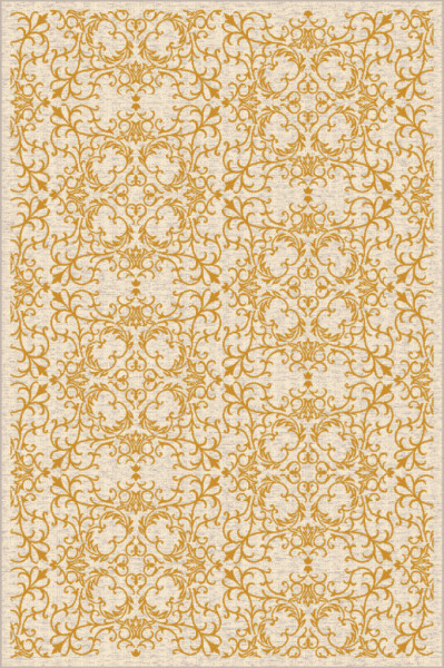 Covor Modern, Iris Element, Auriu, 80x150, 1800 gr/mp