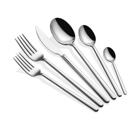 Set tacamuri 36 bucati Allegra Argintiu 23.4x23.4x23.4 cm