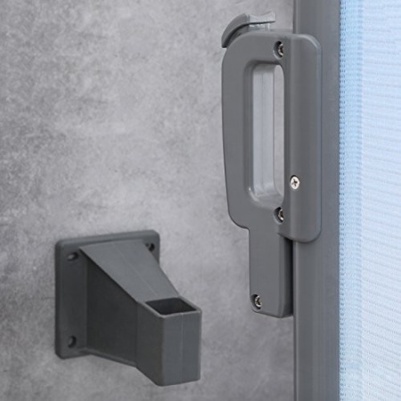 Suport de perete pentru fixarea jaluzelelor, Songmics, Gri, 13x8.2x9.2 cm