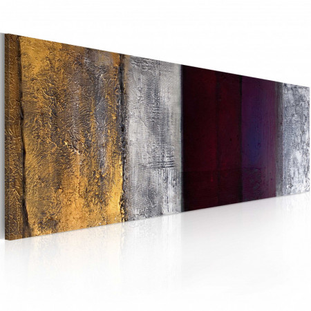 Tablou pictat manual - Change of mood 100x40 cm