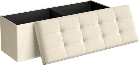 Cufar depozitare Crem Songmics 38 x 110 x 38 cm