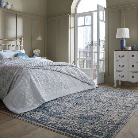 Covor Cordelia Vintage Albastru 200x300 cm, Flair Rugs - Img 1
