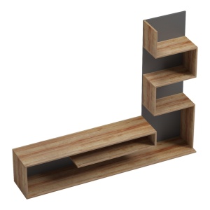Ansamblu comoda TV Cazenda Maro 160x29x126 cm - Img 5