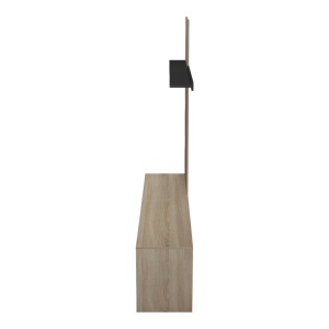 Ansamblu comoda TV Delfina Negru 190x40x199.5 cm - Img 6
