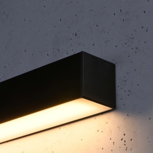 Aplica LED Pinne Negru 3000K 90x6x6 cm - Img 5