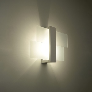 Aplica perete Feniks Alb 43x12x30 cm - Img 3