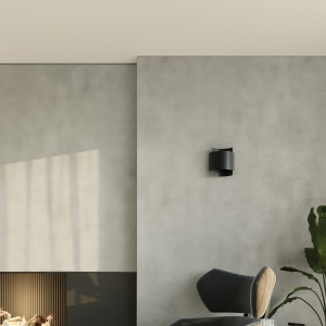 Aplica perete Impact Negru 22x11x23 cm - Img 7