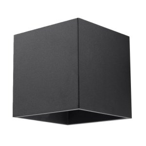 Aplica perete Quad Negru 10x12x10 cm