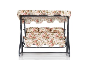 Balansoar cu 3 locuri Salvia 5 Multicolor 200x165x110 cm - Img 2