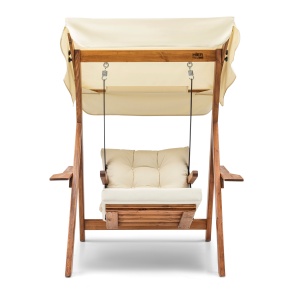 Balansoar Galata Swing S1 Crem 113x195x120 cm - Img 3