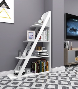 Biblioteca Arven Alb 100x150x29.5 cm - Img 3