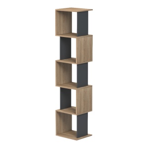 Biblioteca, Cubik, Sonoma, 30x35x161 cm - Img 4