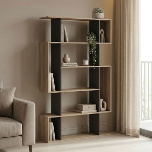 Biblioteca, Mito, Antracit, 25x108.5x161 cm
