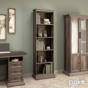 Biblioteca Mozart Walnut 60x34.5x202.5 cm - Img 2