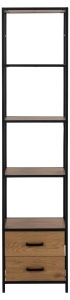 Biblioteca Seaford, Natural, 185x42x35 cm - Img 3