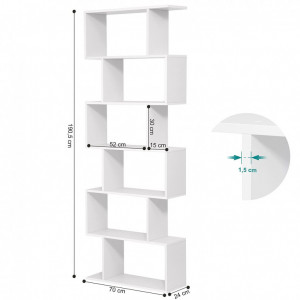 Biblioteca Vasagle, 190.5x70x24cm - Img 6