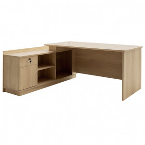 Birou Amazon Right Sonoma 180x160x76 cm - Img 4