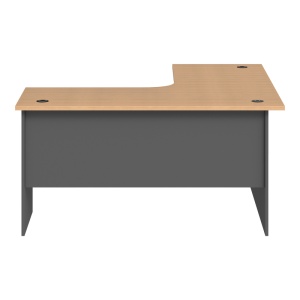 Birou coltar Fesialo, Antracit, 150x150x75 cm - Img 3