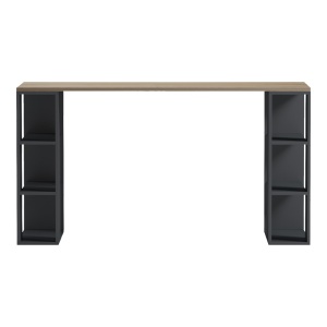 Birou cu raft, Colmar, Sonoma, 60x140x75 cm - Img 3