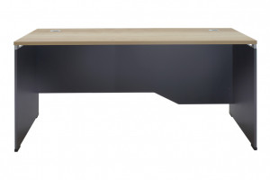 Birou Lotus Oak, Antracit 180x80x75 cm - Img 3