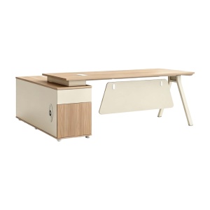 Birou Stark, Bej, 180x80x75 cm - Img 3