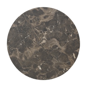 Blat de masa Verhia, Pako World, Gri inchis, Aspect marmura, 12 mm, 69 cm
