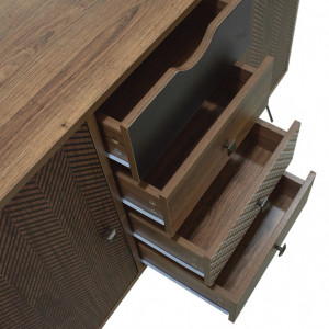 Bufet Boho Walnut 122x39.5x86 cm - Img 8