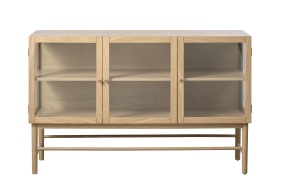 Bufet ELBA, Stejar deschis, 43x88x140 cm - Img 3