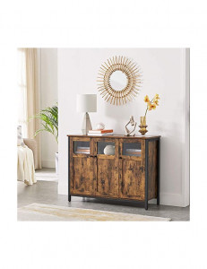 Bufet living, Vasagle, Maro Rustic, LSC099B01, 100 x 35 x 75 cm - Img 6