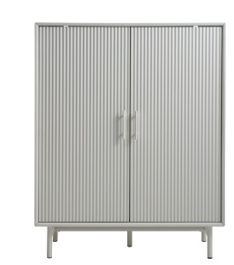 Cabinet PALMA, Gri deschis, 40x125x100 cm - Img 4