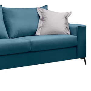 Canapea cu 3 locuri Verona 3 Pako World Albastru 225x93x100 cm - Img 3