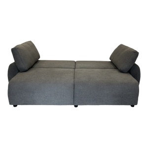 Canapea extensibila 3 locuri, Hungie, Gri, 250x92x89 cm - Img 5
