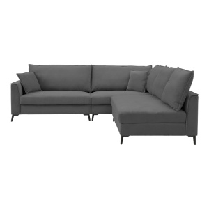 Canapea reversibila Almy, Antracit, 271x219x91 cm - Img 5